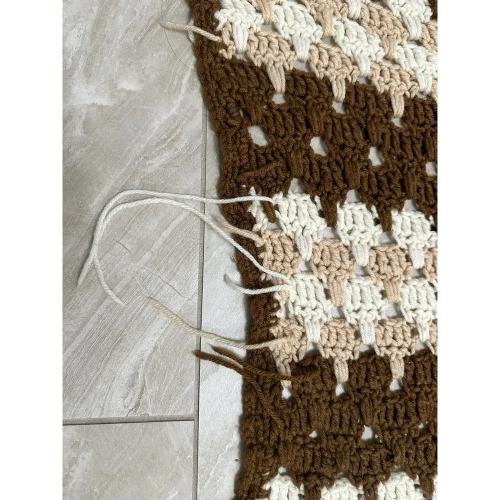 Handmade vintage afghan